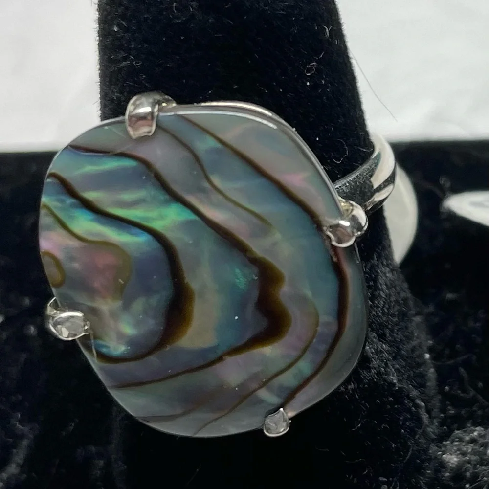 Paua shell (abalone) ring